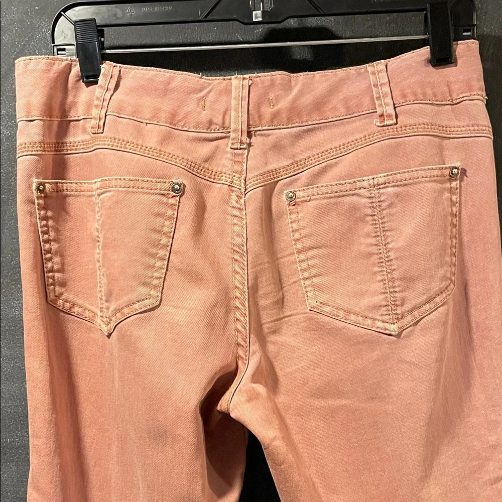 Free People Coral Skinny Jeans | Spring Boho Denim | Cuffed Hem. Tall - Picture 12 of 12